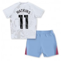 Fotbalové Dres Aston Villa Ollie Watkins #11 Dětské Venkovní 2023-24 Krátký Rukáv (+ trenýrky)